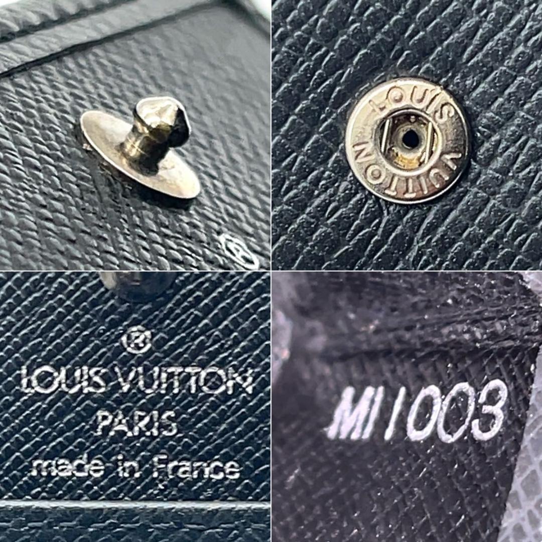 【未使用に近い】ルイヴィトン タイガ ポルトモネ ボワット 小銭入れ 黒