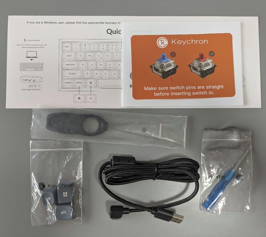 Keychron K6 Pro メカニカルキーボード 赤軸 US配列