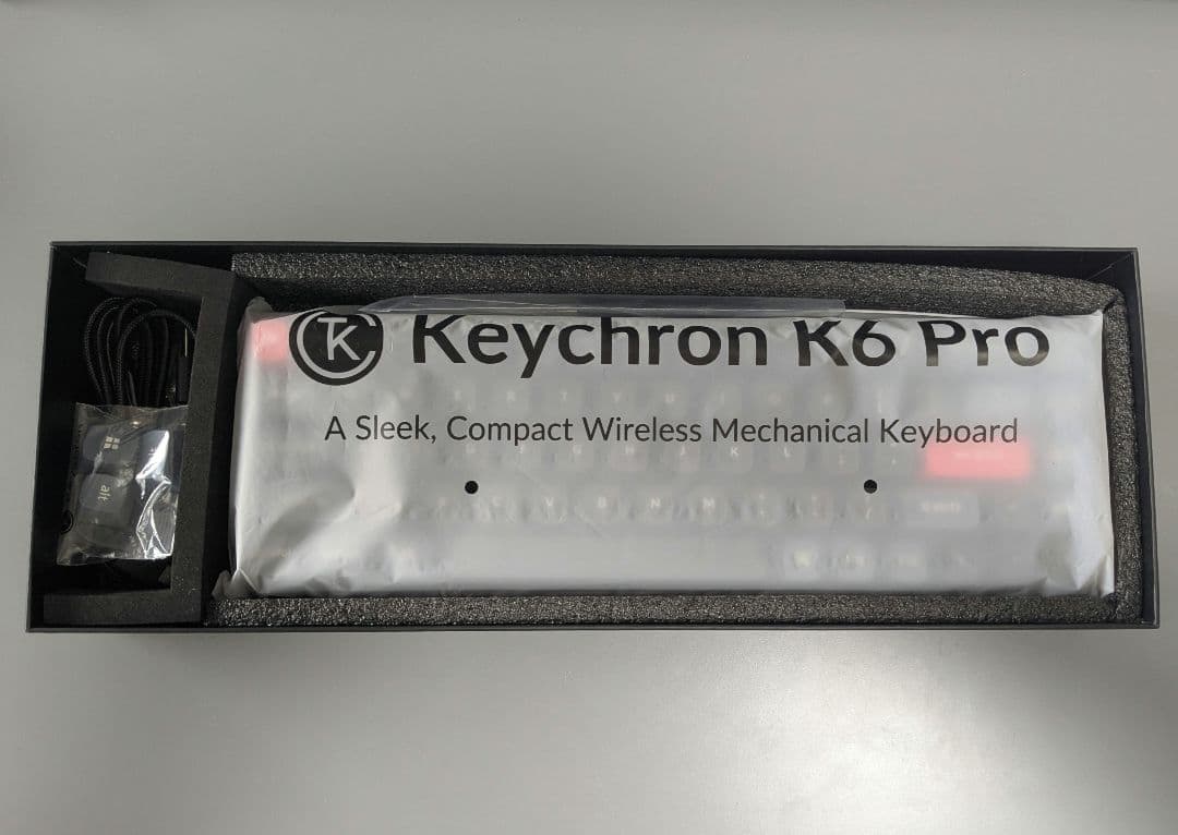 Keychron K6 Pro メカニカルキーボード 赤軸 US配列