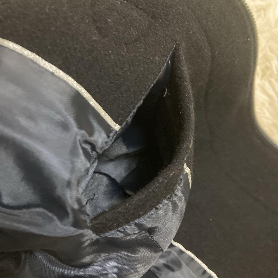 【美品】　イーストボーイ　ダッフルコート　フードあり　アンゴラ混　黒