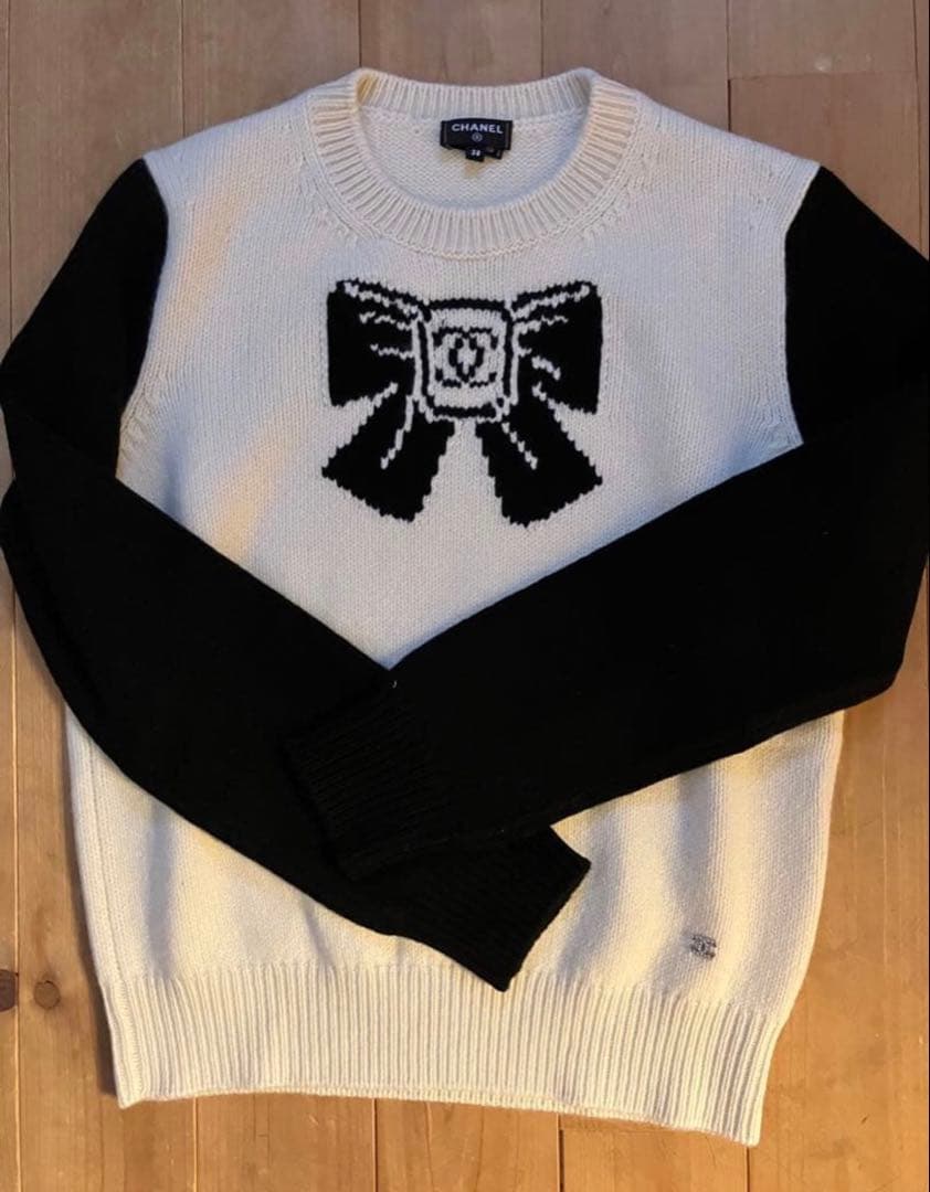 【新品未使用】CHANELシャネルココネージュ2025★ニットトップス★38