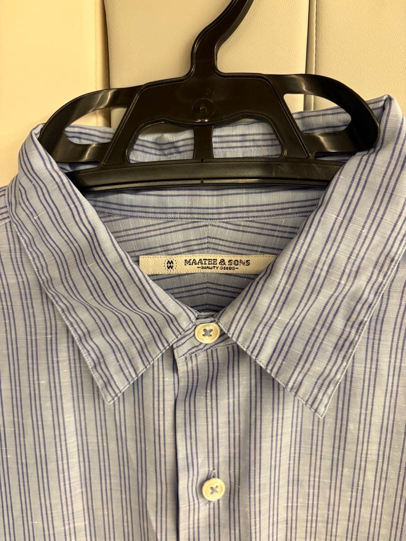 MAATEE&SONS コットンリネンシャツ　サイズ3