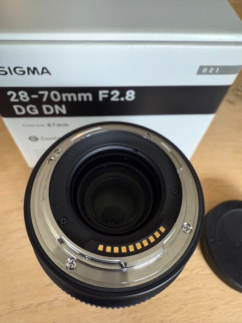 シグマ28-70mmF2.8Lマウン+CPLフィルター+保護フィルター3点
