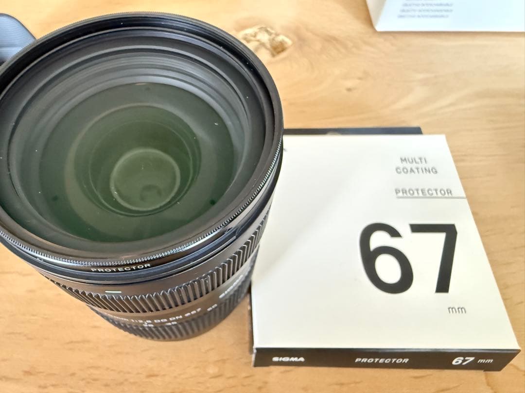 シグマ28-70mmF2.8Lマウン+CPLフィルター+保護フィルター3点