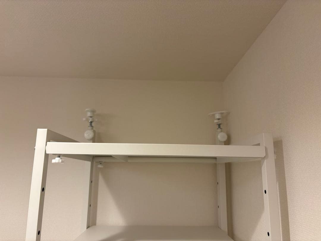 [山善] 突っ張り レンジラック ホワイト RPE-4T(WH)