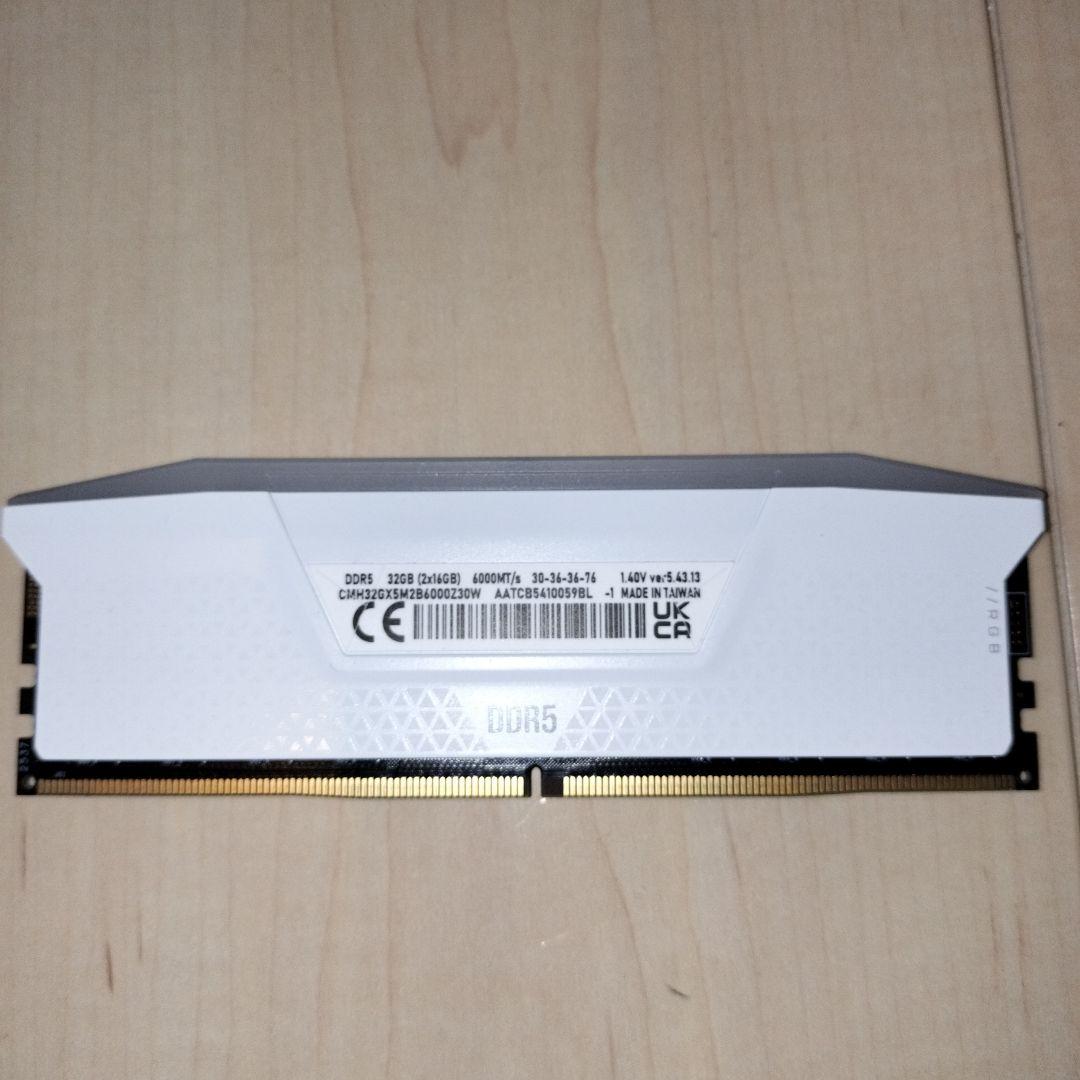 メモリー Vengeance DDR5 16GB 6000MT/s CL30