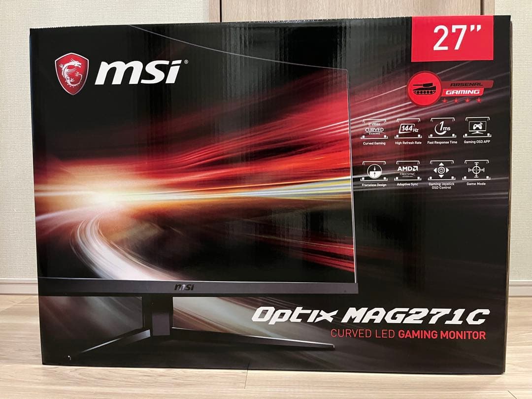 MSI Optix MAG271C [27インチ] 曲面型 ディスプレイ
