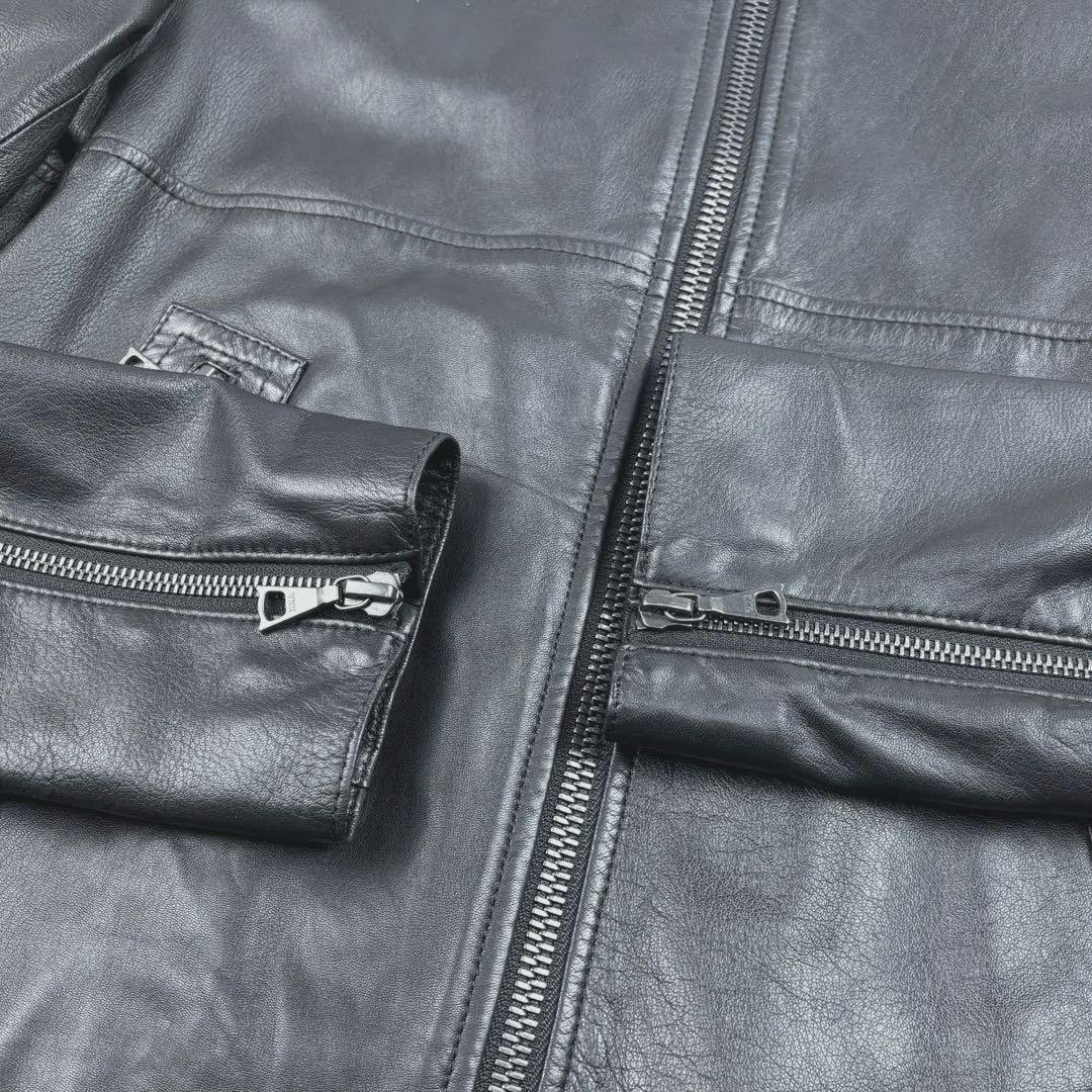 いまちゃん77 787-9セオリー 羊革 シングル レザージャケット