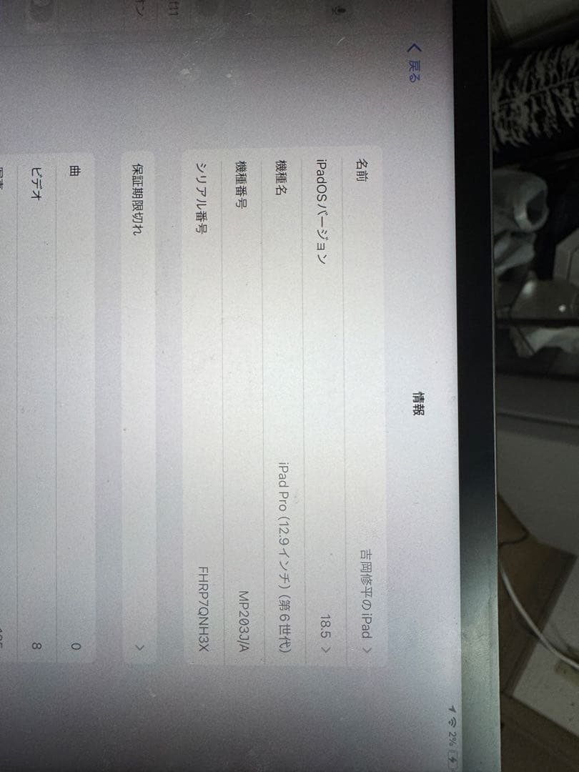 iPad Pro 12.9(第6世代)