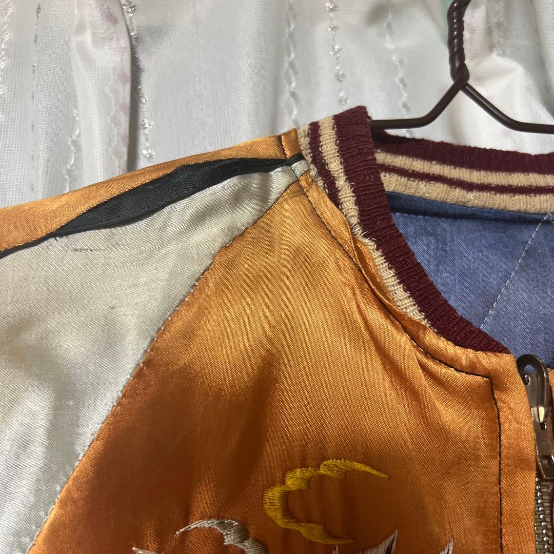 スカジャン スーベニアジャケット ビンテージ 希少 レディース リバーシブル