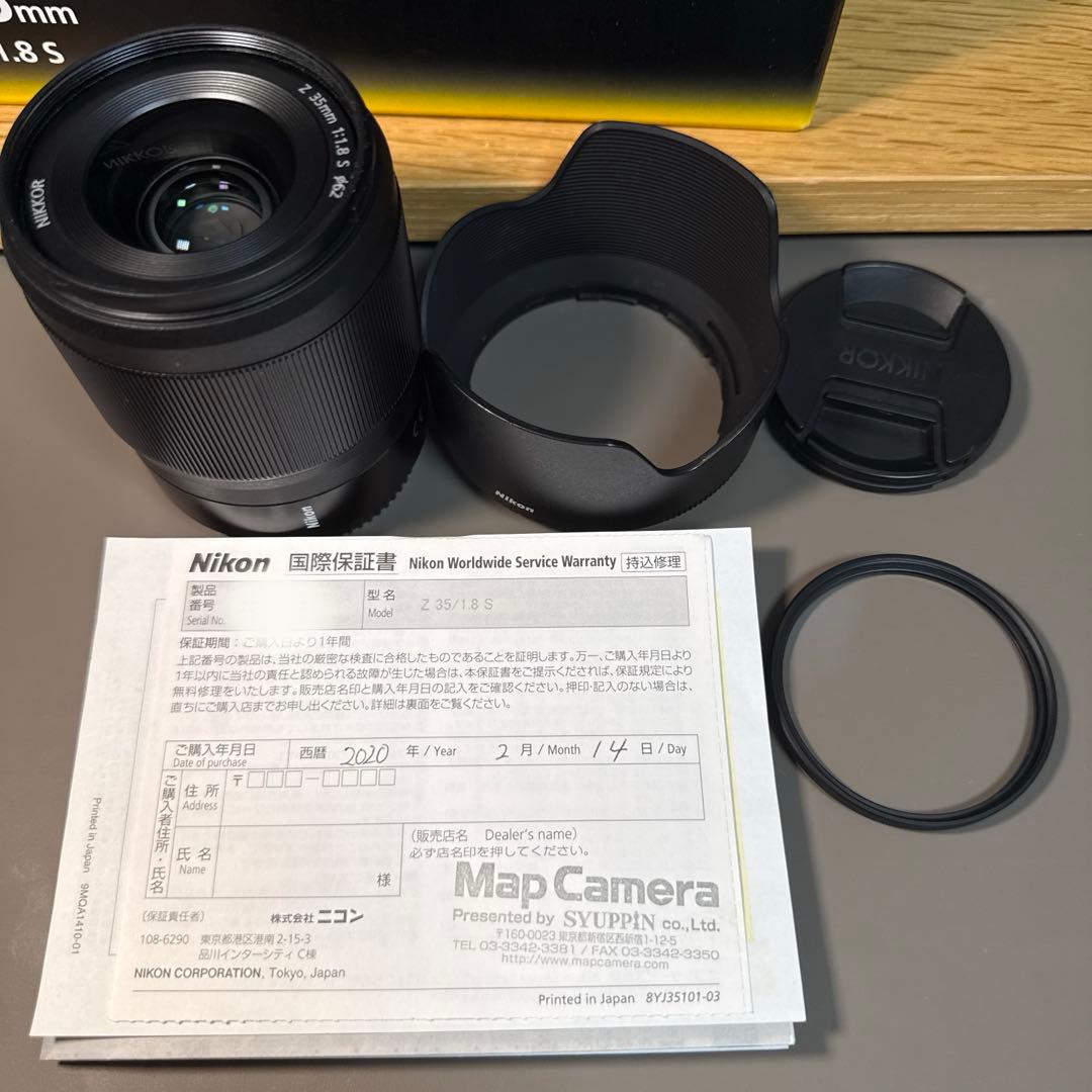 りょー 　Z35mm F1.8sプロテクター付き【防湿庫保管】