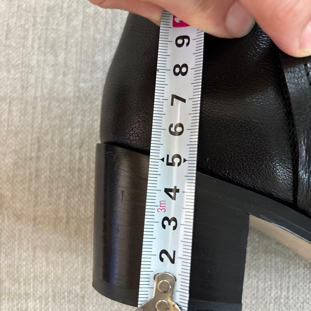 Max Mara マックスマーラロングブーツレザー黒美品