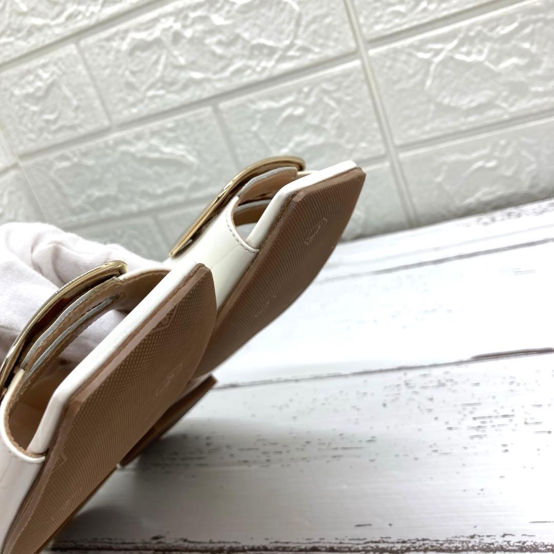 極美品❣️ PELLICOペリーコパンプスレディースブランドホワイト24㎝