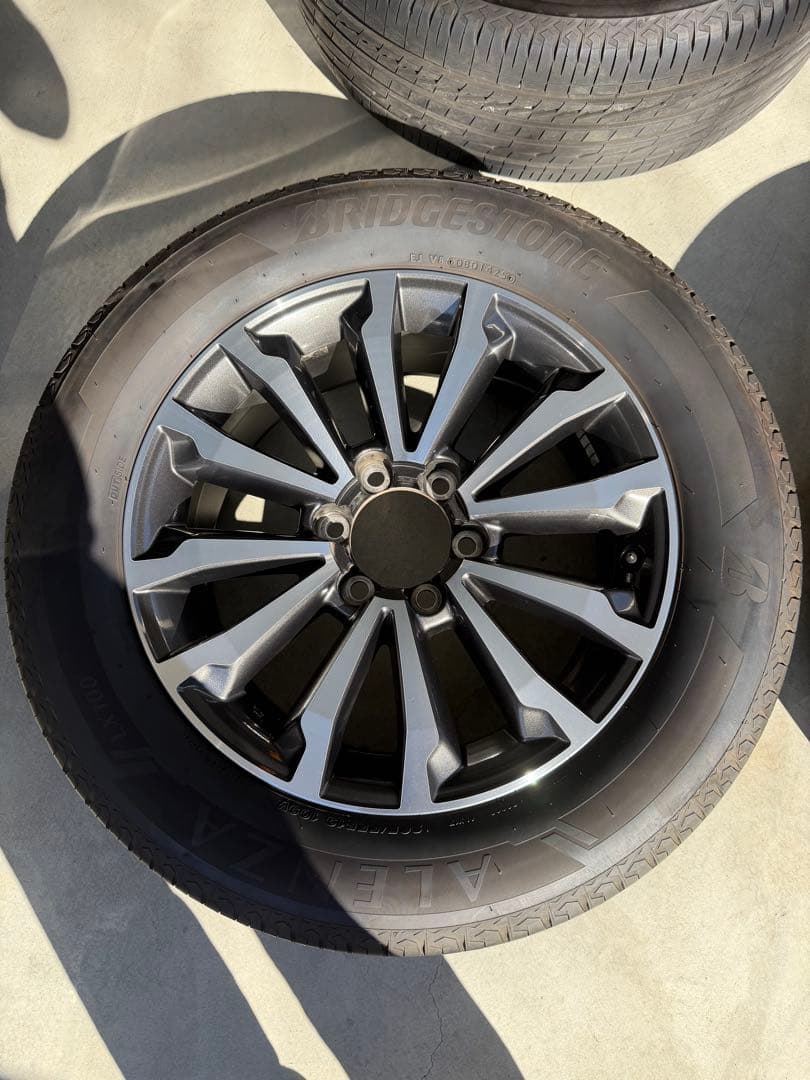 150系後期ランクルプラド純正オプション19インチアルミホイールタイヤセット