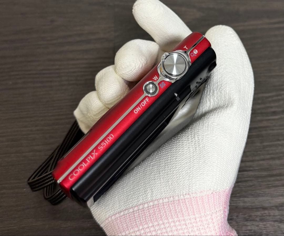 Nikon COOLPIX S5100 レッド デジタルカメラ