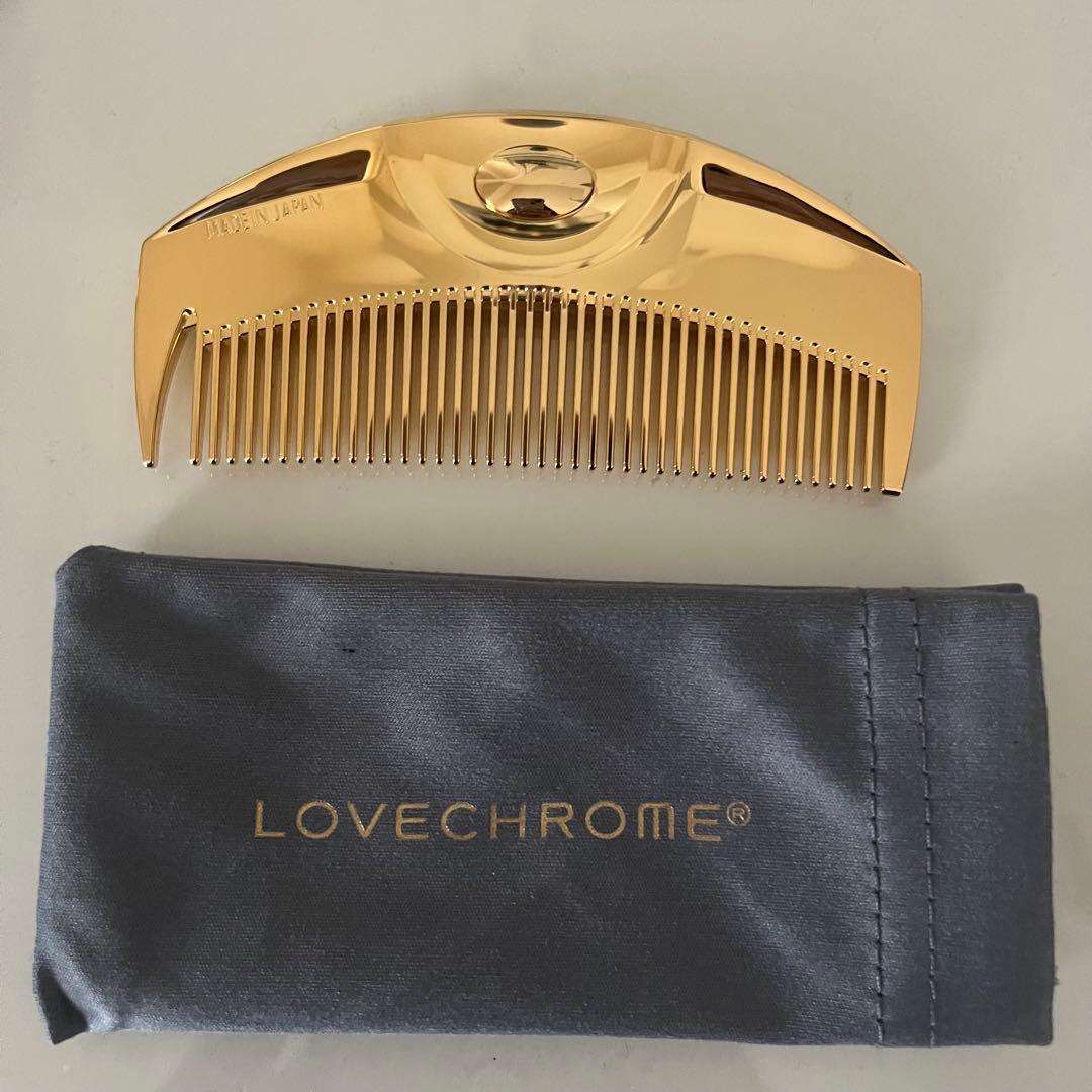 LOVECHROME ゴールドコーム 収納ケース付き