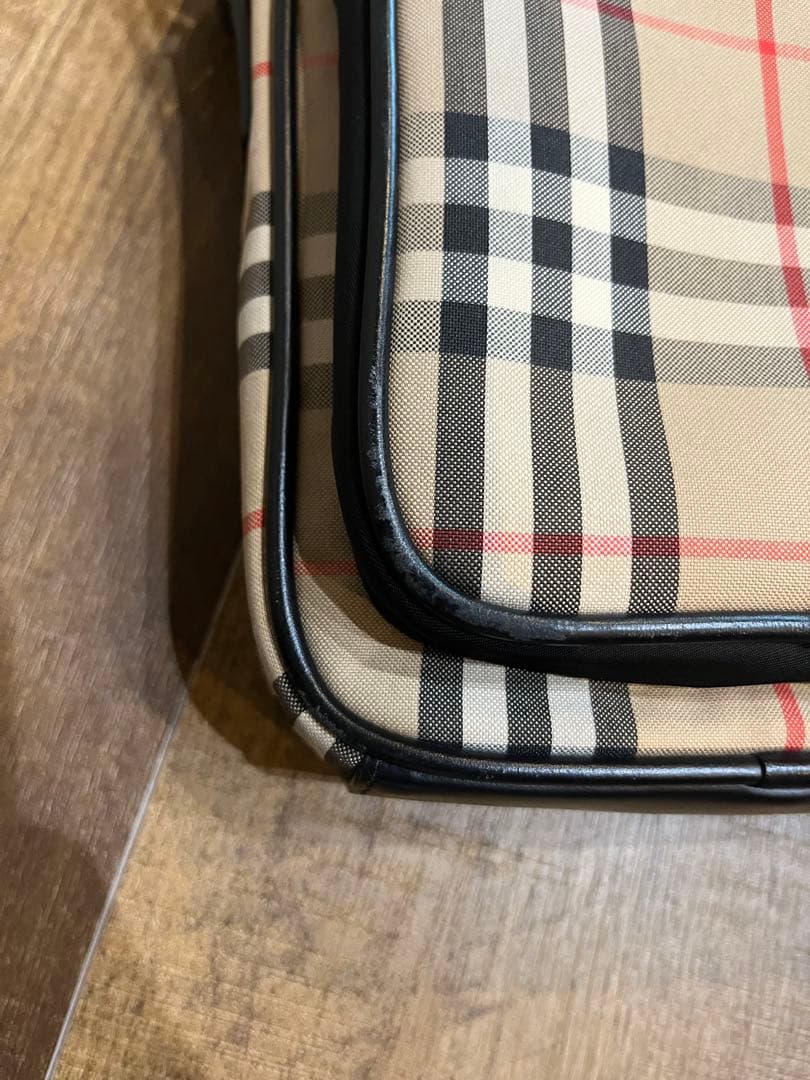 BURBERRY チェック柄ショルダーバッグ