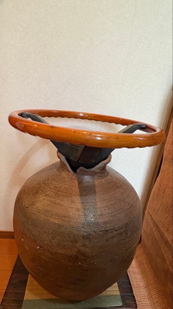 24VTURBO様　アルファロメオ　ステアリング　ウッド　ハンドル