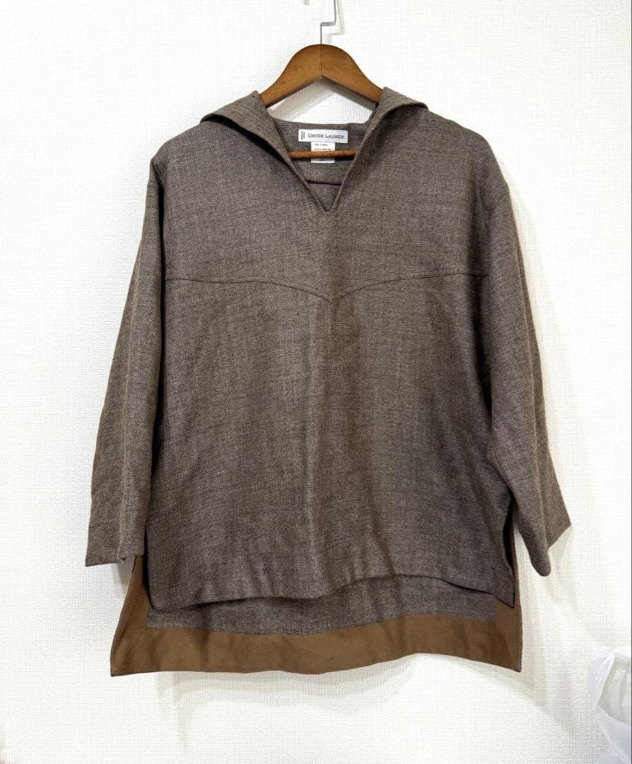 ユニオンランチ ヘリンボーン セーラー トップス