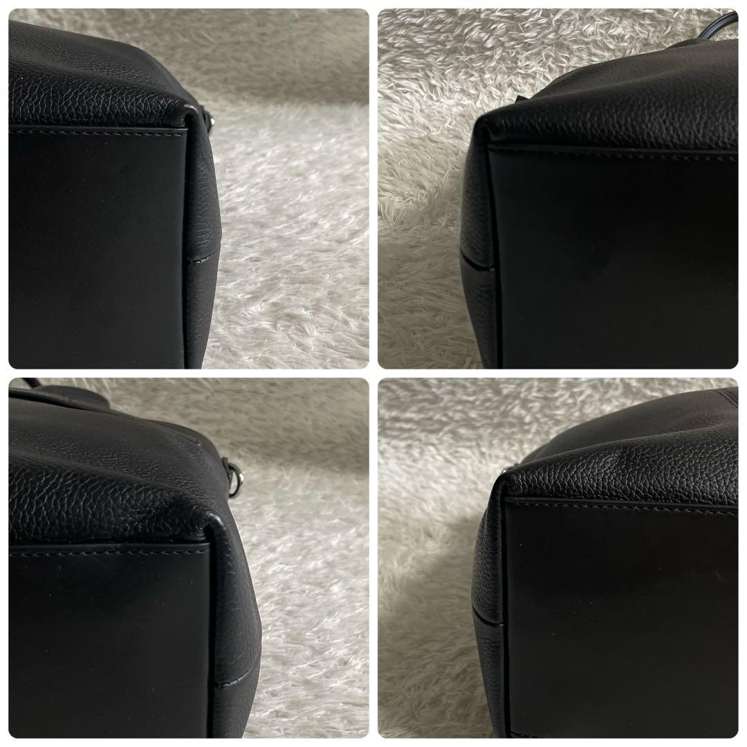 マイケルコース トートバッグ ビジネスバッグ　シボ革　大容量　A4 ロゴ