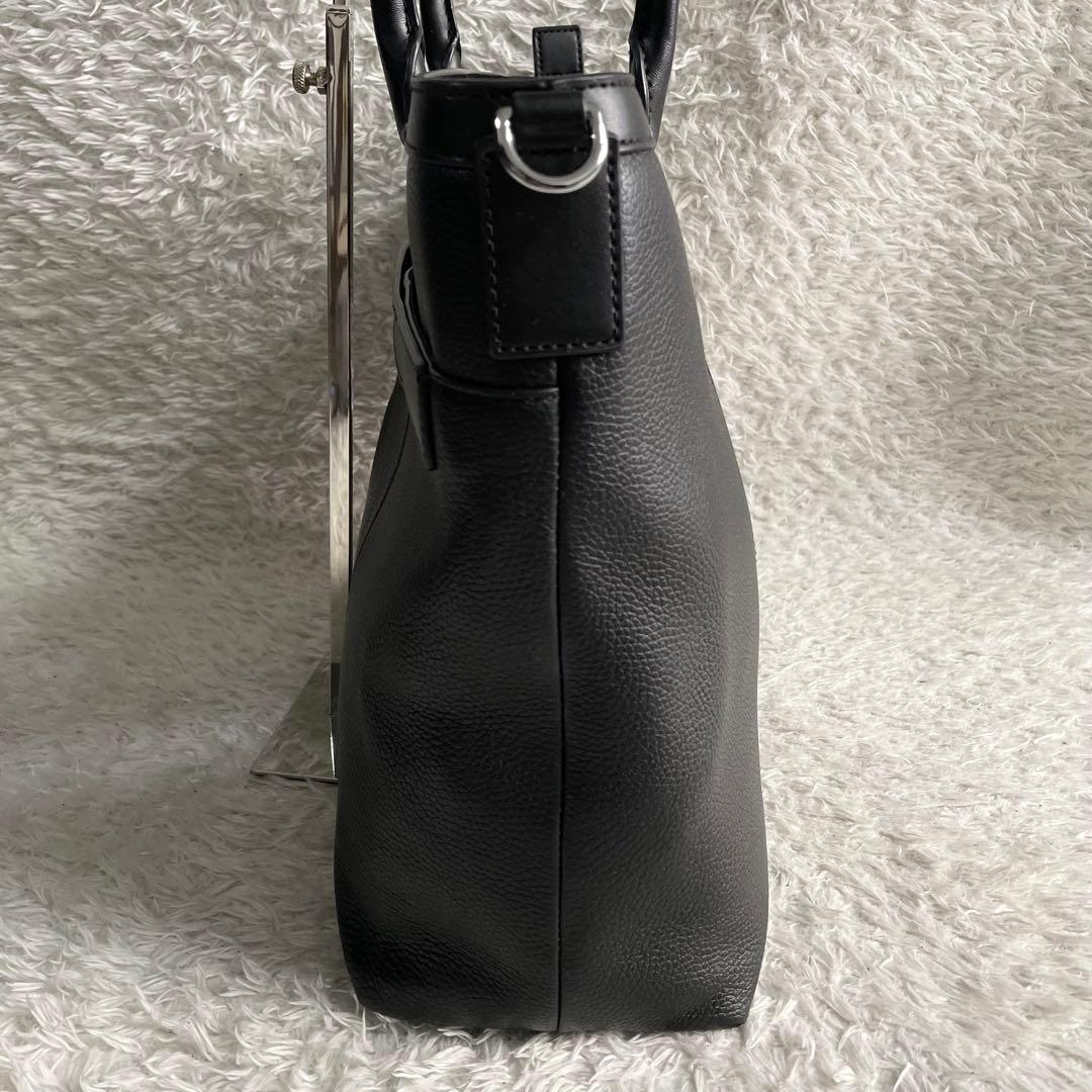 マイケルコース トートバッグ ビジネスバッグ　シボ革　大容量　A4 ロゴ