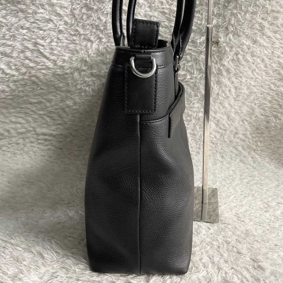 マイケルコース トートバッグ ビジネスバッグ　シボ革　大容量　A4 ロゴ