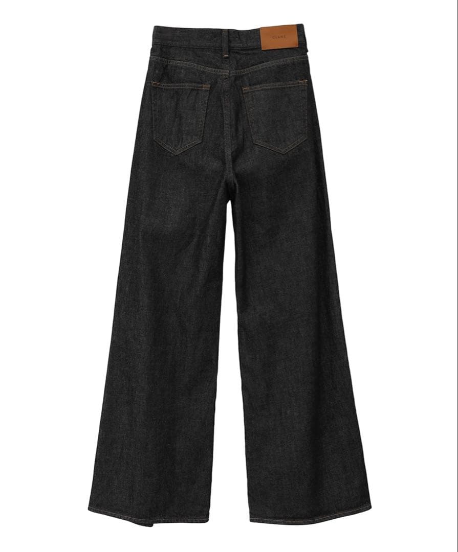 【ももさん専用】完全新品CLANE× 広瀬すずタックワイドデニムライトブラックM