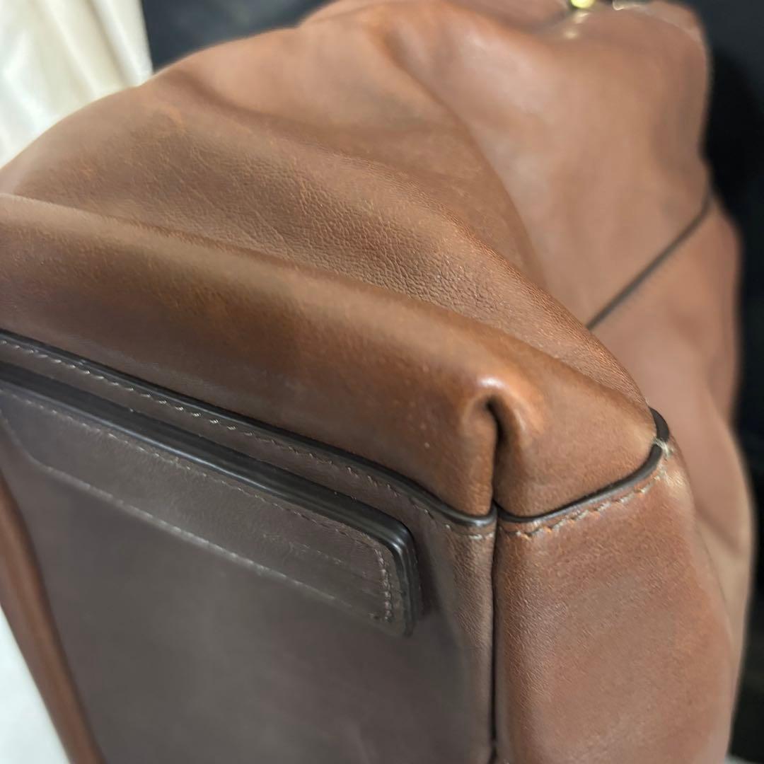 TUMI 68560D BEACON HILL レザー本革 ブリーフ　ビジネス茶