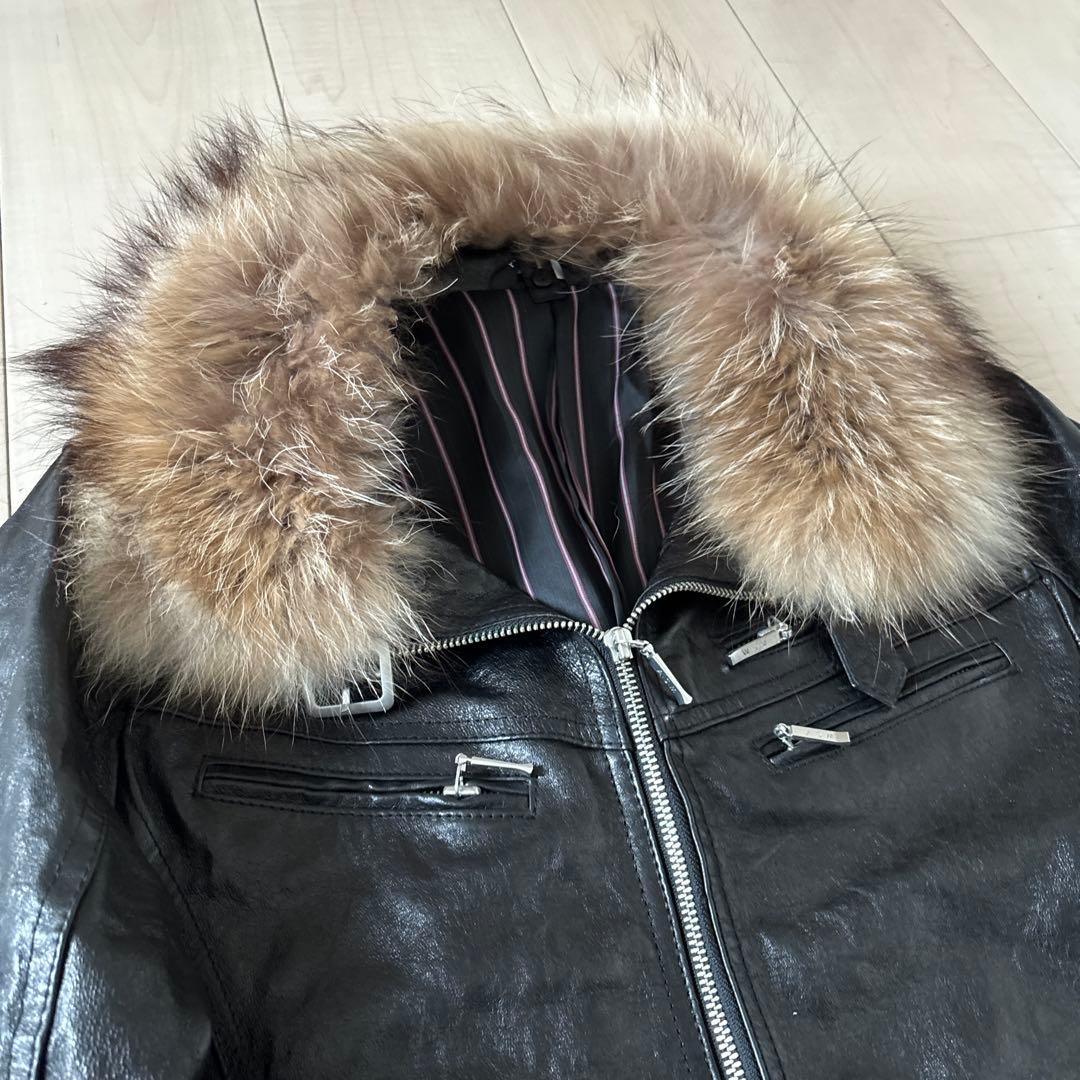 豚革メンズジャケット　アウター