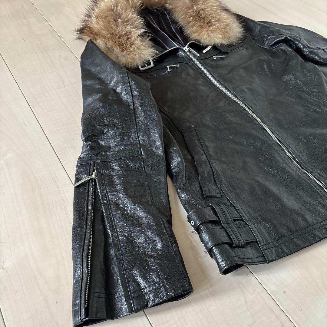 豚革メンズジャケット　アウター