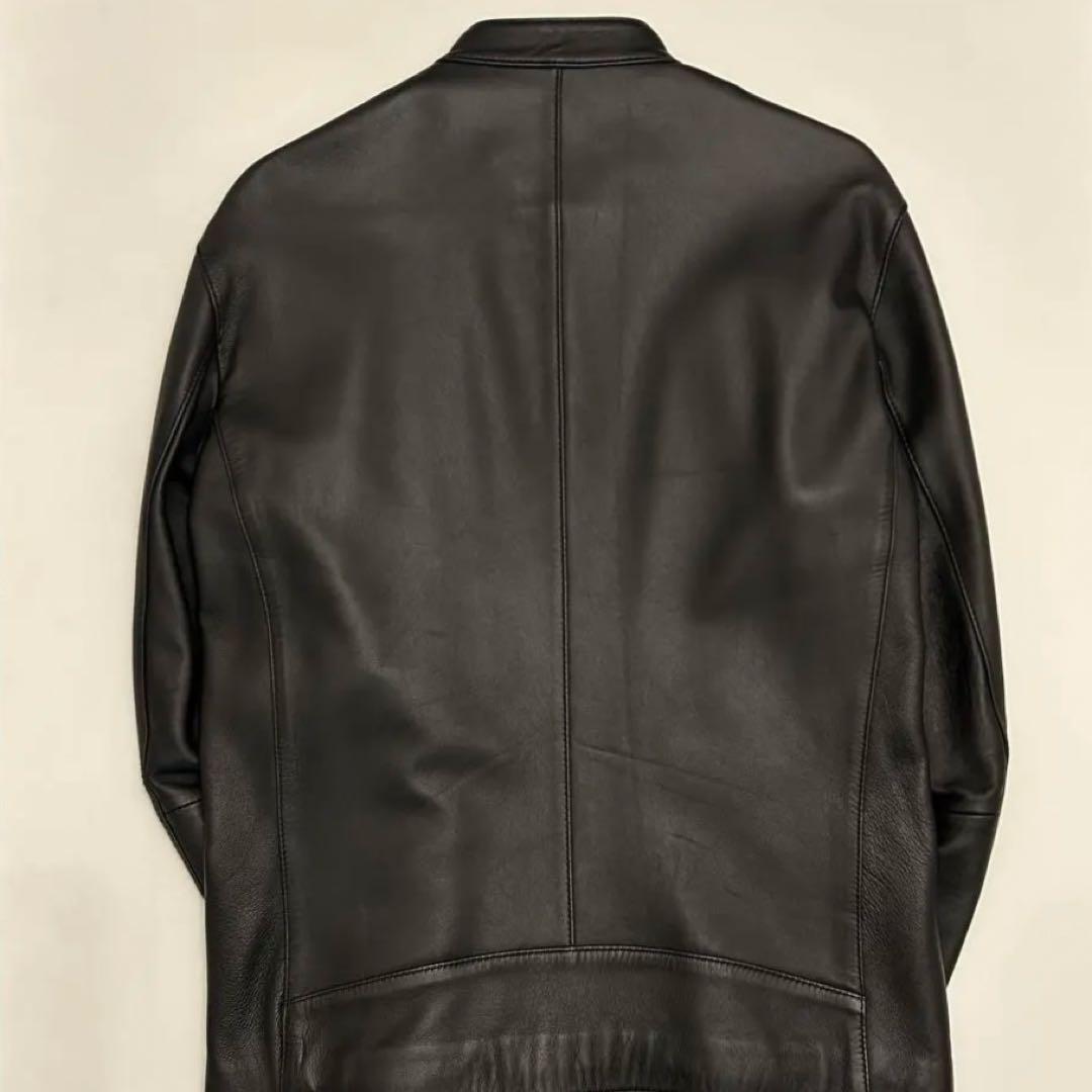 STUDIOUS ブラック レザー シングルライダース