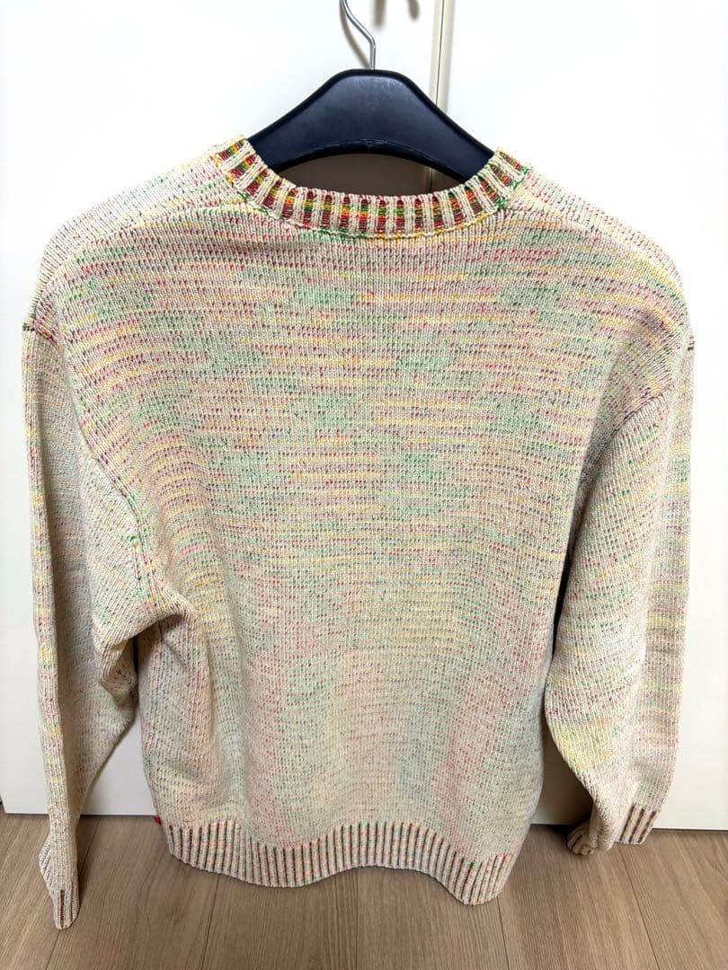 トップス Supreme Contrast Arc Sweater white M