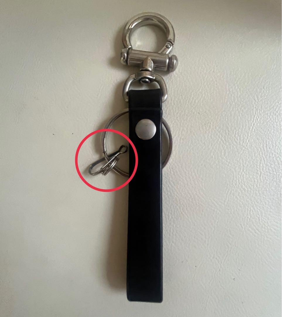 Hender Scheme Key Flock キーホルダー ブラック