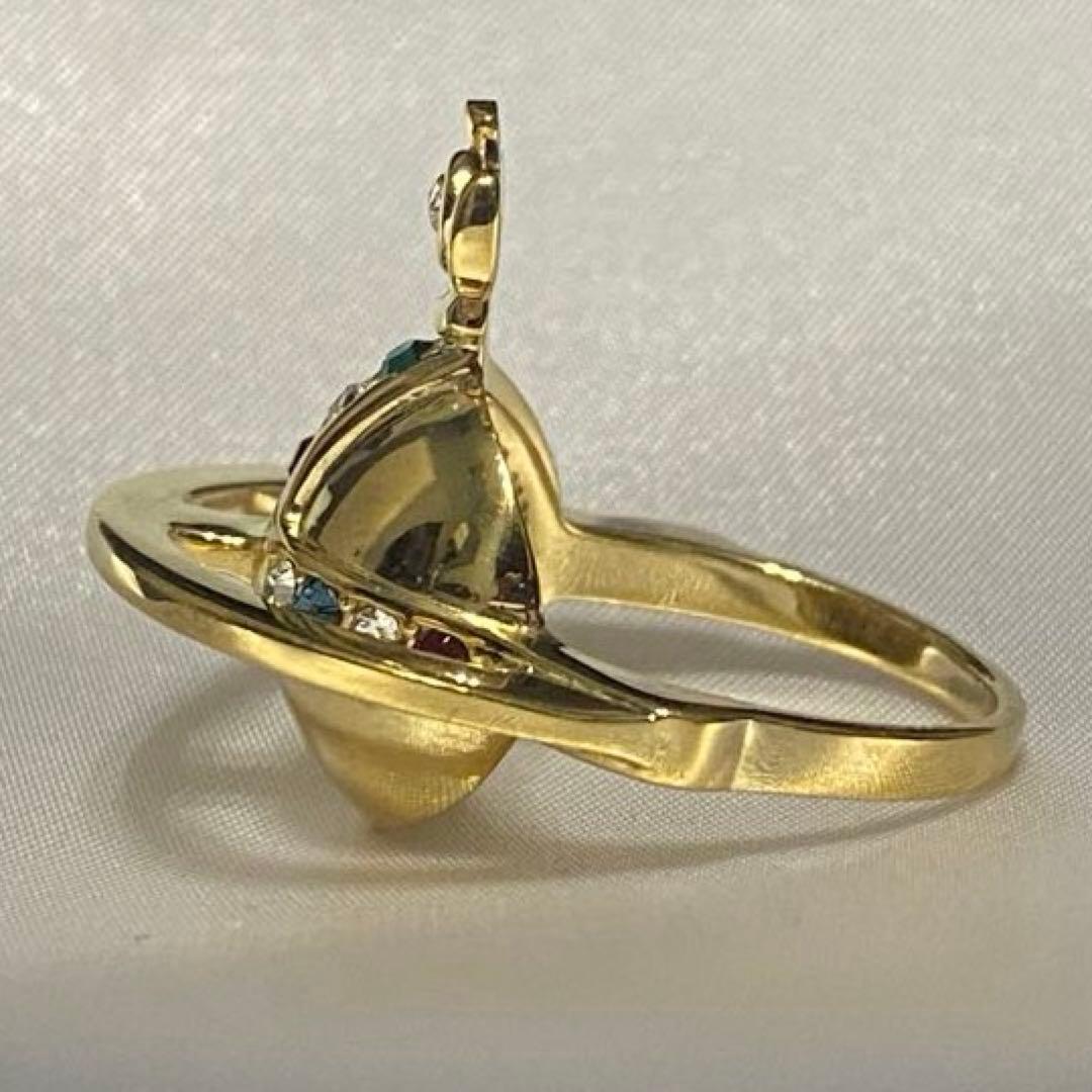 Vivienne Westwood シルバー ゴールド ソリッド オーブ リング