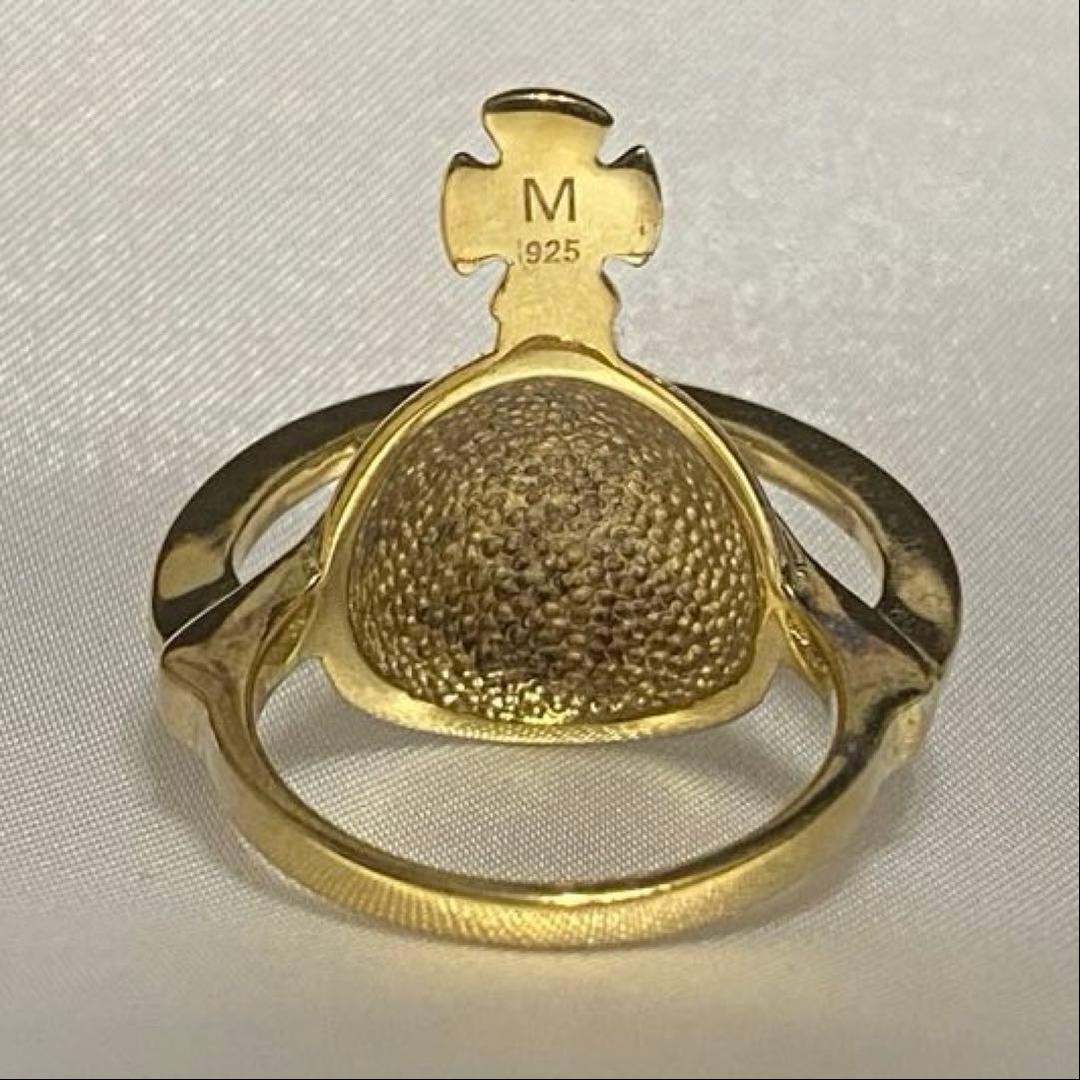 Vivienne Westwood シルバー ゴールド ソリッド オーブ リング