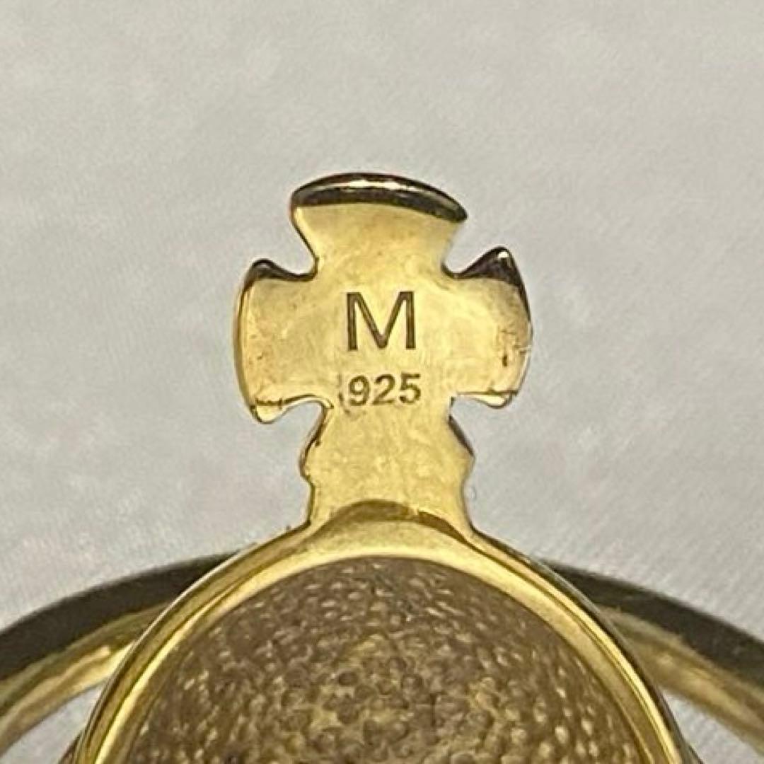 Vivienne Westwood シルバー ゴールド ソリッド オーブ リング