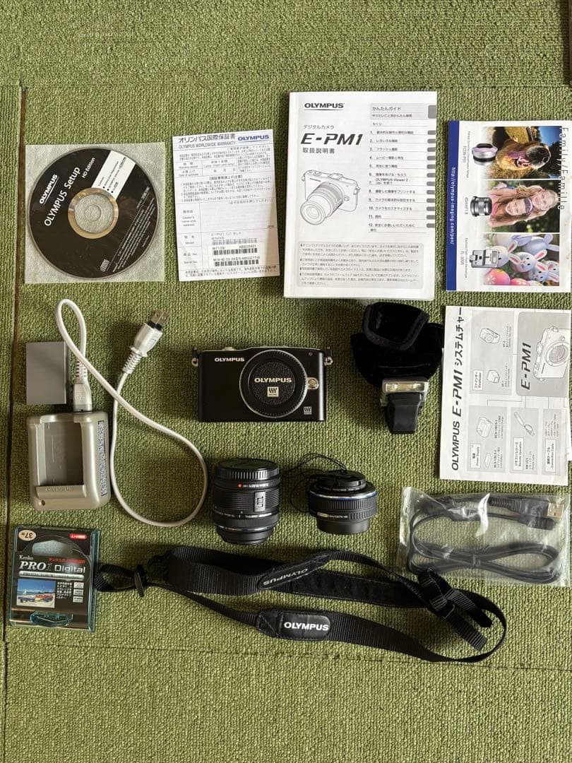 オリンパス ペン ミニ OLYMPUS E-PM1 ミラーレス一眼カメラ セット