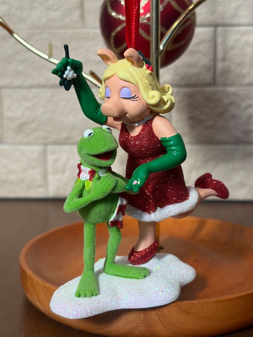 カーミット・ザ・フロッグ　ミス・ピギー オーナメント