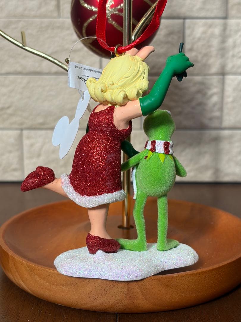 カーミット・ザ・フロッグ　ミス・ピギー オーナメント