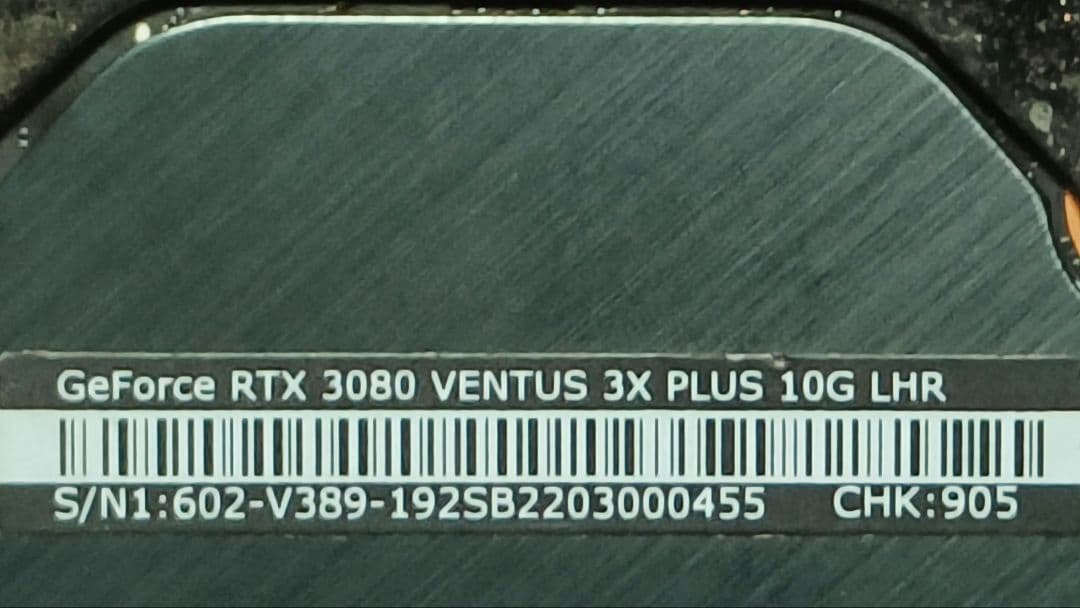 米*粉様 ジャンク MSI RTX 3080 VENTUS 10G