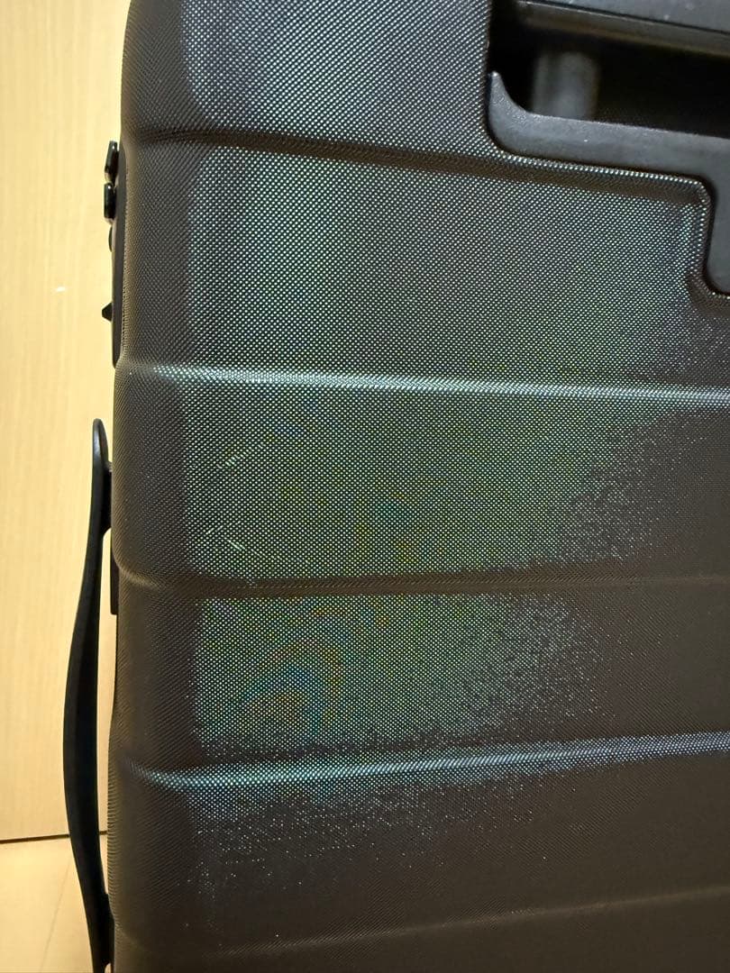 無印良品　バーを自由に調節できる　ハードキャリーケース（３６Ｌ）黒