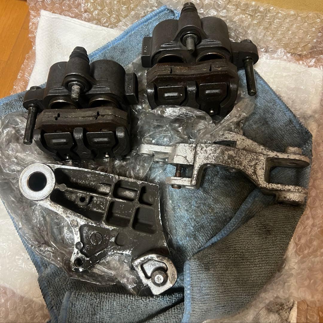 CBR400F キャリパー左右 キャリパーサポート CBX400F