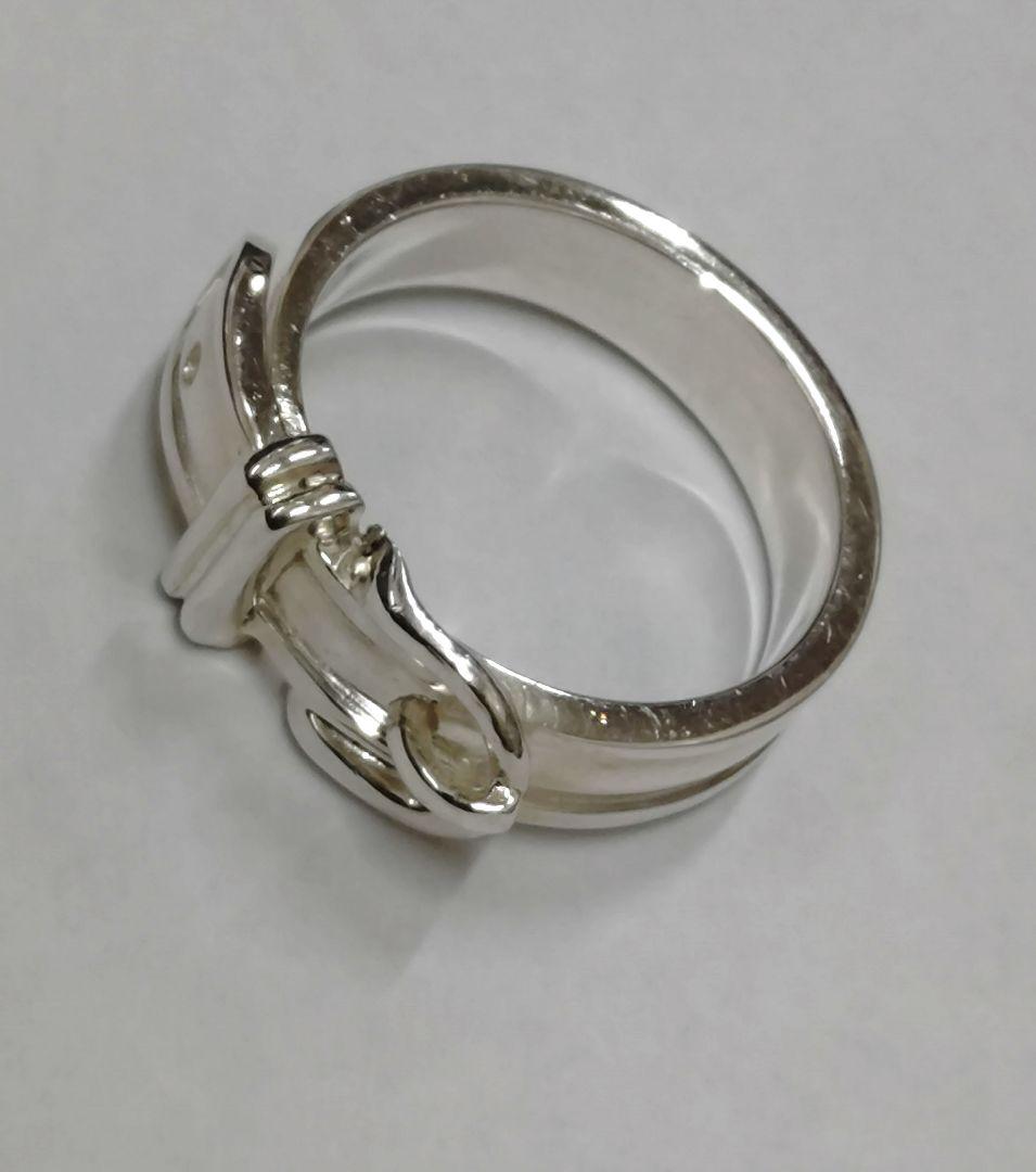 HERMES　エルメスサンチュール　ベルトモチーフシルバーリング