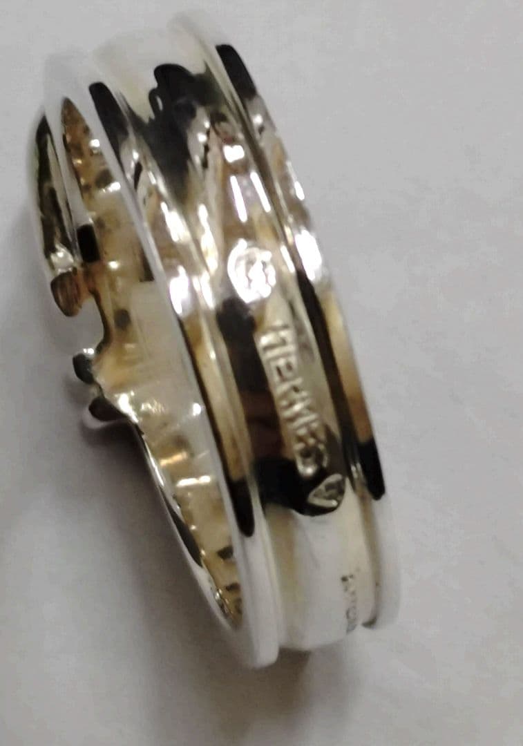 HERMES　エルメスサンチュール　ベルトモチーフシルバーリング