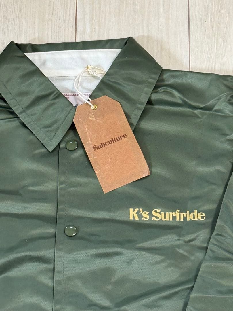 【未使用3】Subculture×ダマサーフ×K's surf コーチJKT