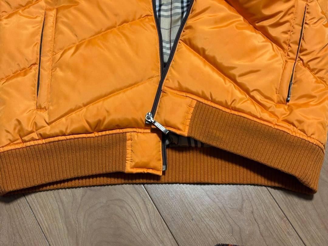 BURBERRY BLACK LABEL ダウンジャケット オレンジ