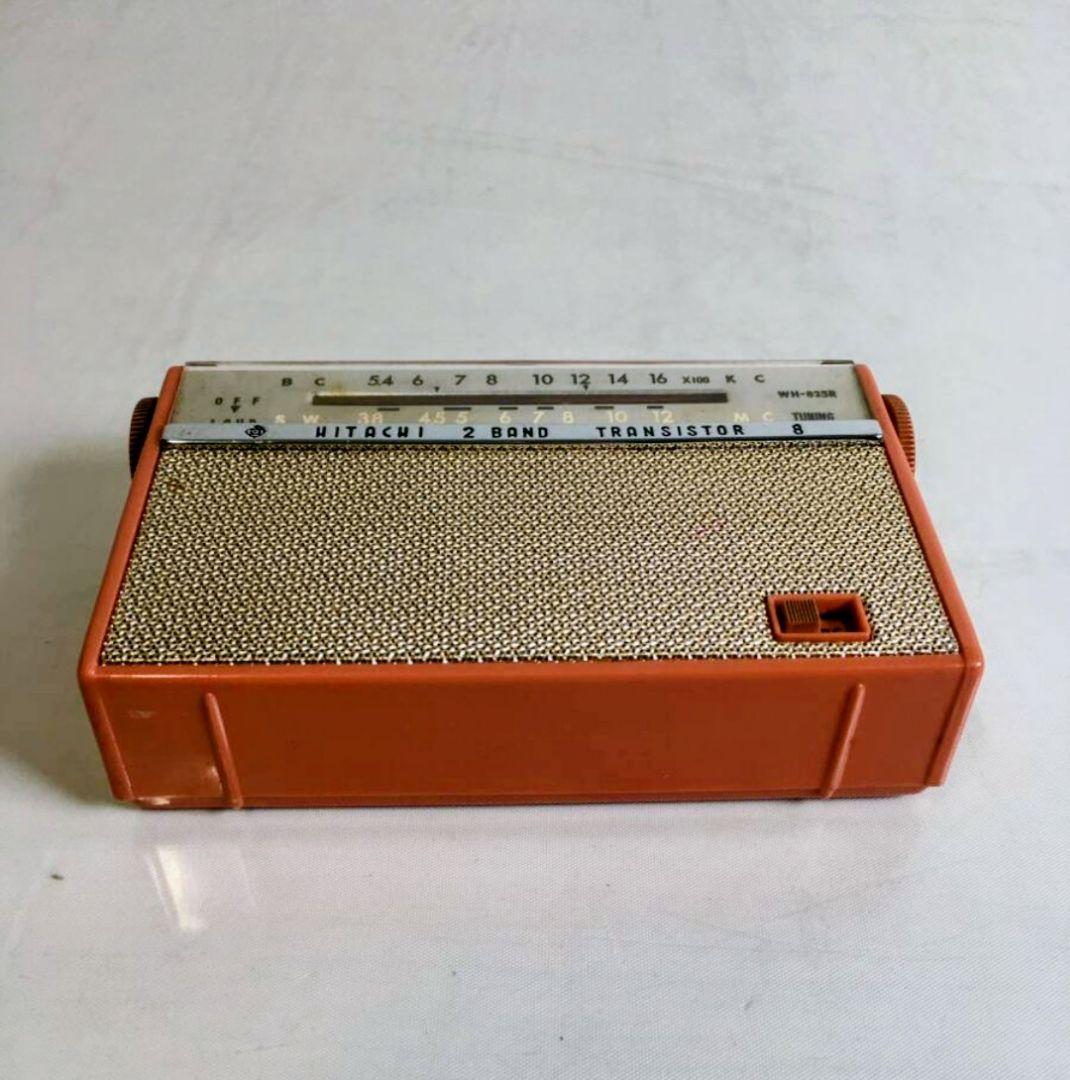 昭和レトロ　日立 トランジスターラジオ ケリー WH-825R　 動作品