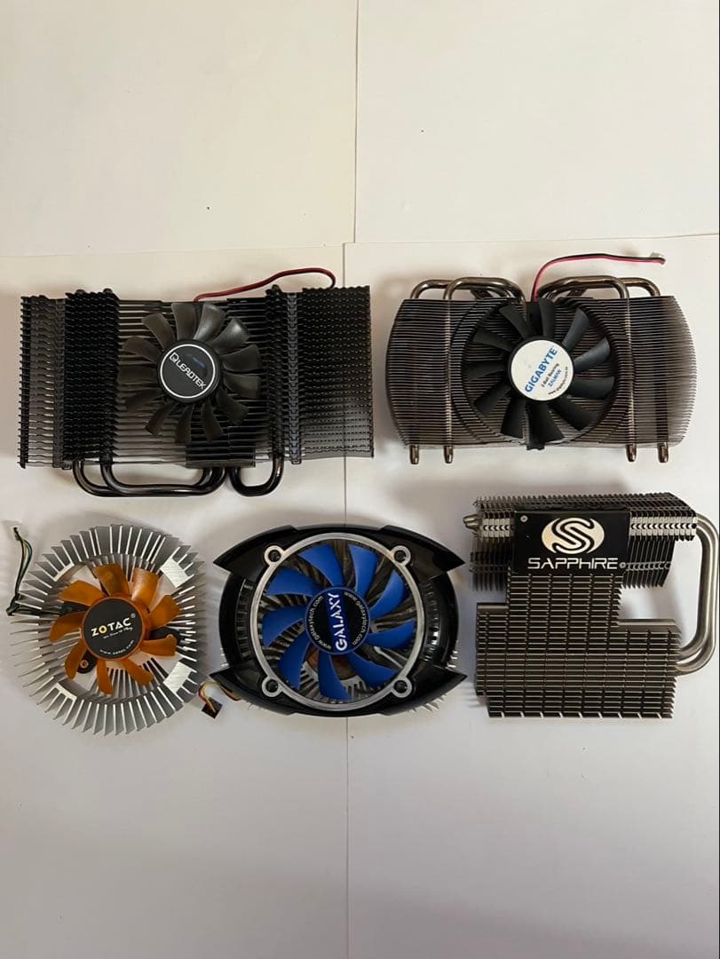 ZOTAC/Sapphire GPUクーラー 6個セット