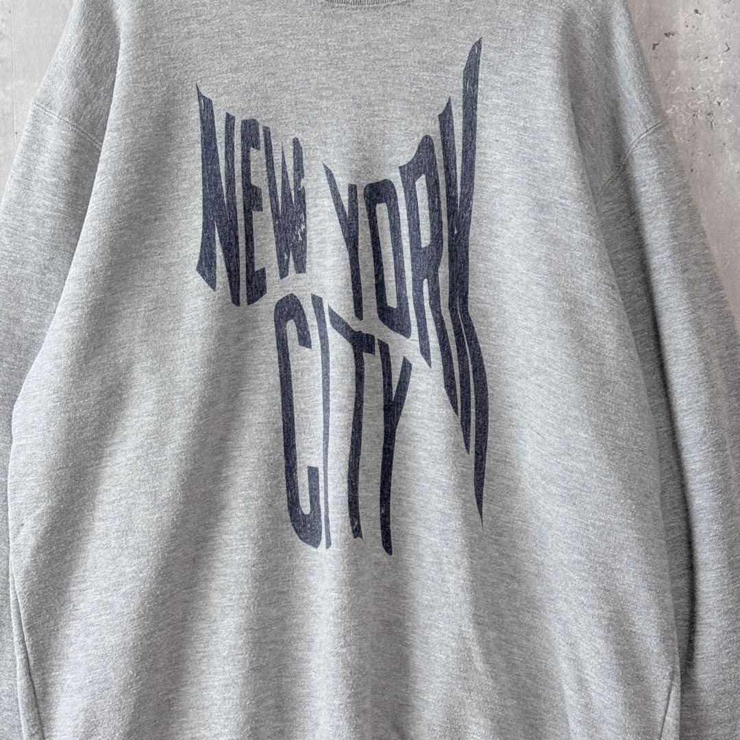 アンダーカバー ニューヨークシティ スウェット グレー L 古着 00s