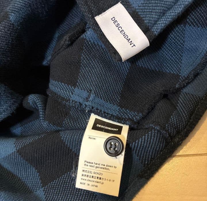 ディセンダント　シャツパーカー　ジャケット